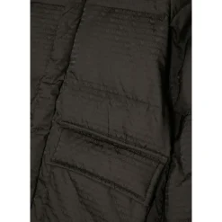 Piumino met capuchon in nylon met logo ASV