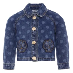 Polka Dot Denim Jack