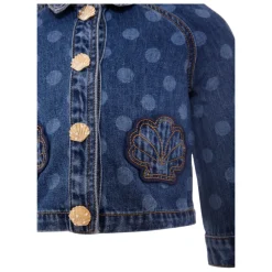 Polka Dot Denim Jack