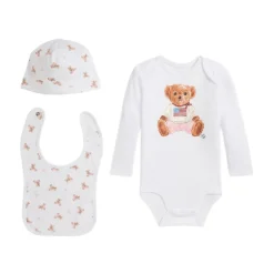 Polo Bear Onesie Set