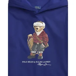 Polo Bear Print Katoenen Sweatshirt