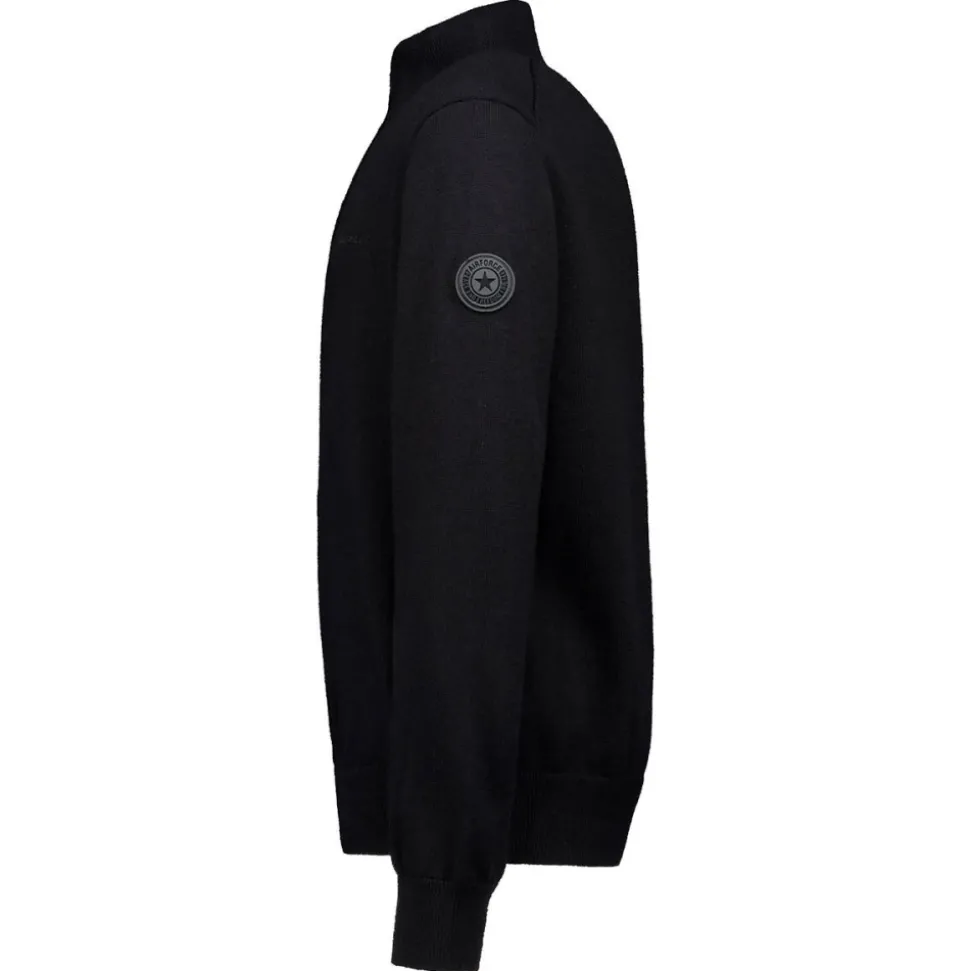 Quarter Zip Gebreide Trui