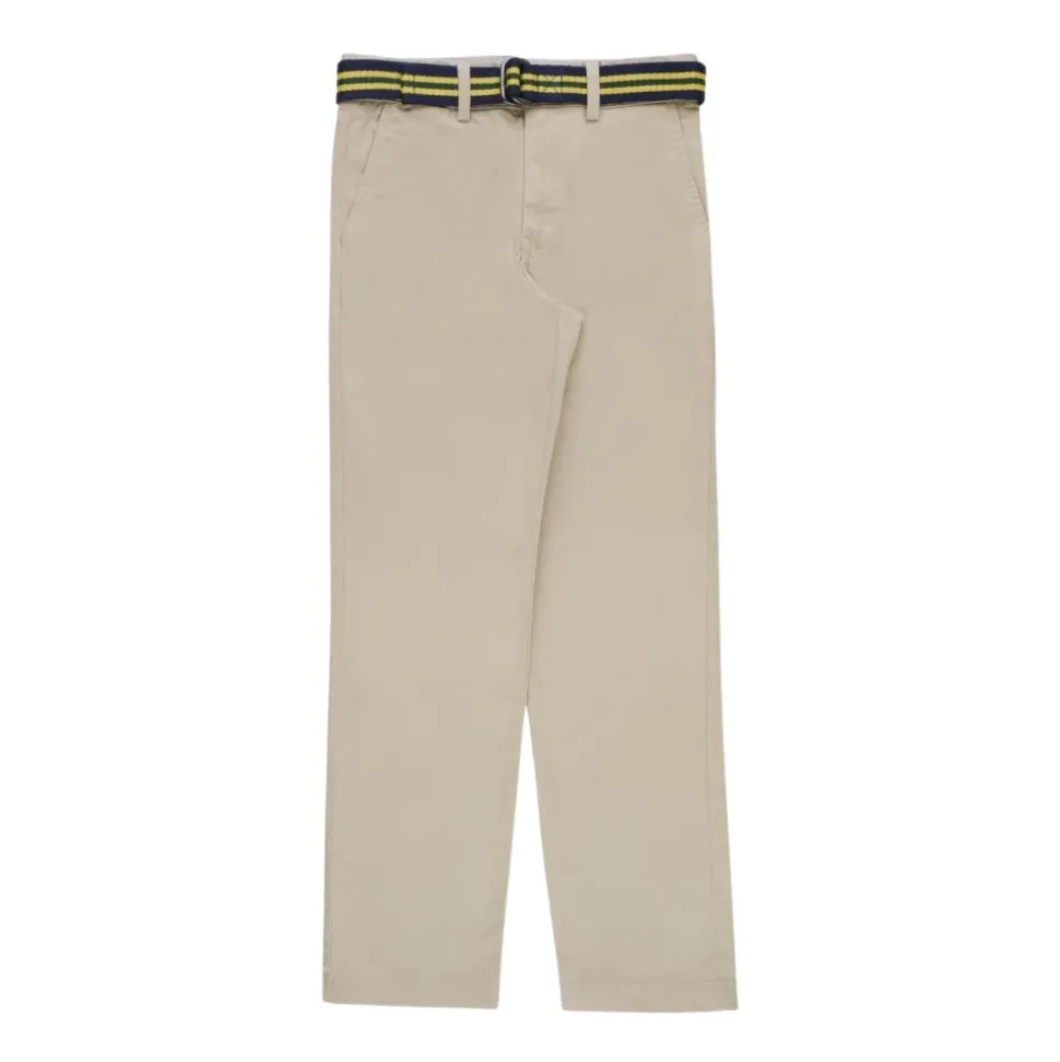 Rechte Pijp Broek met Riem en Zijzakken