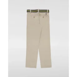 Rechte Pijp Broek met Riem en Zijzakken