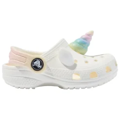 Regenboog Eenhoorn Klomp in Wit
