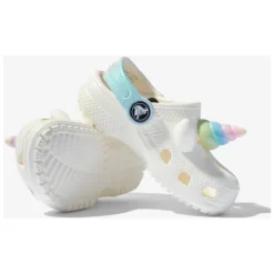 Regenboog Eenhoorn Klomp in Wit