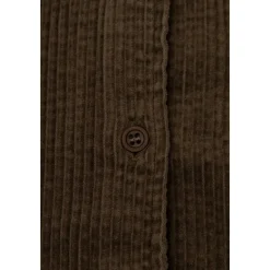 Ribfluwelen overhemd