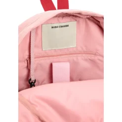 Ribfluwelen rugzak met geborduurd logo