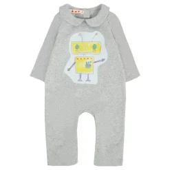 Robot Print Katoenen Rompers