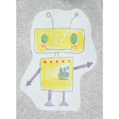 Robot Print Katoenen Rompers