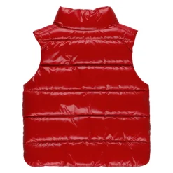 Rode Baby Gewatteerde Vest Meisje