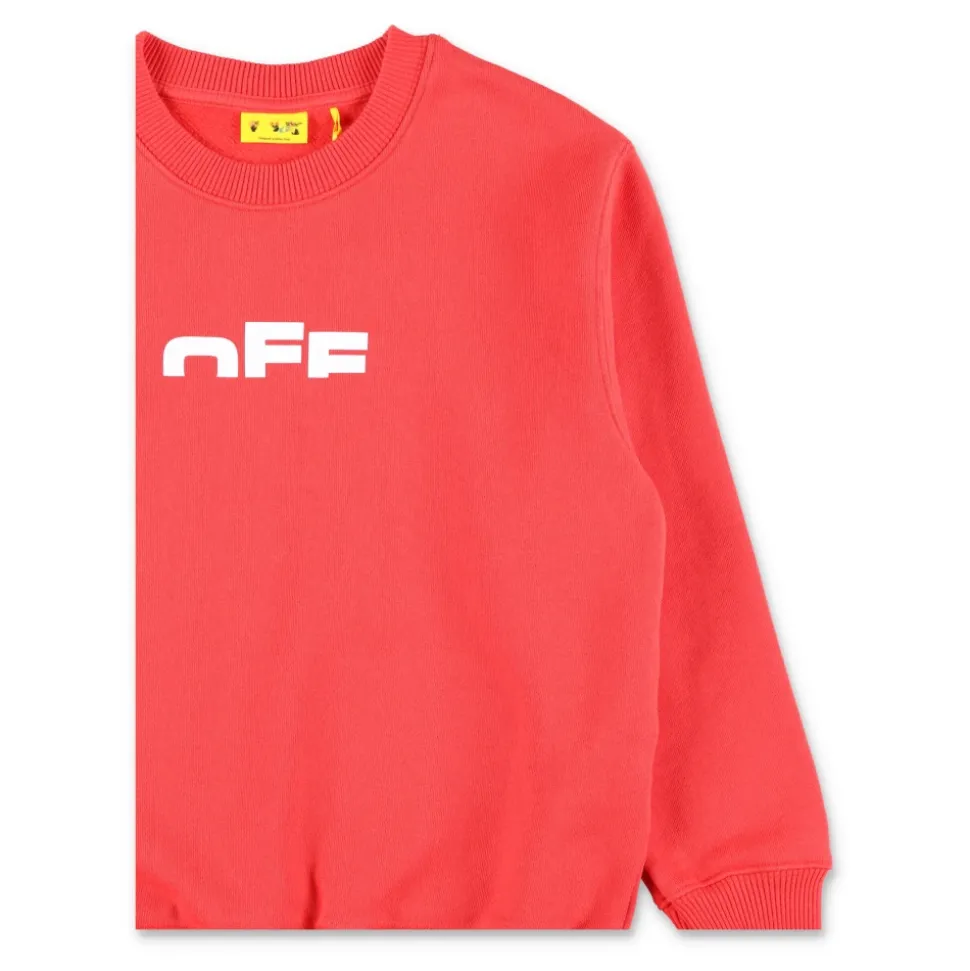 Rode Gebreide Trui Crewneck Sweatshirt AW25