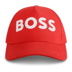 Rode Katoenen Pet met Klep