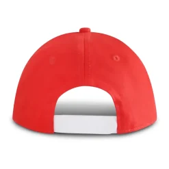 Rode Katoenen Pet met Klep