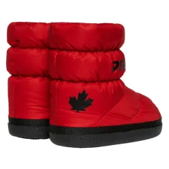Rode Puffer Sneeuwlaarzen Urban Stijl
