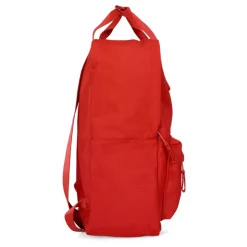 Rode Stoffen Rugzak met Logopatch