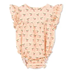 Romper met kersenpatroon