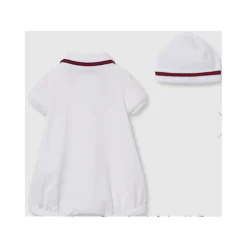 Romper met korte mouwen en webdetail