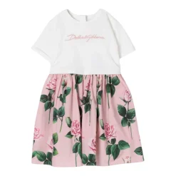 Romper met rozenprint