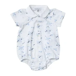 Romper met Visprint Korte Mouw