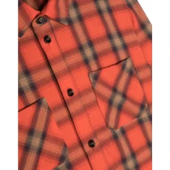 Rood Tartan Geruit Overhemd