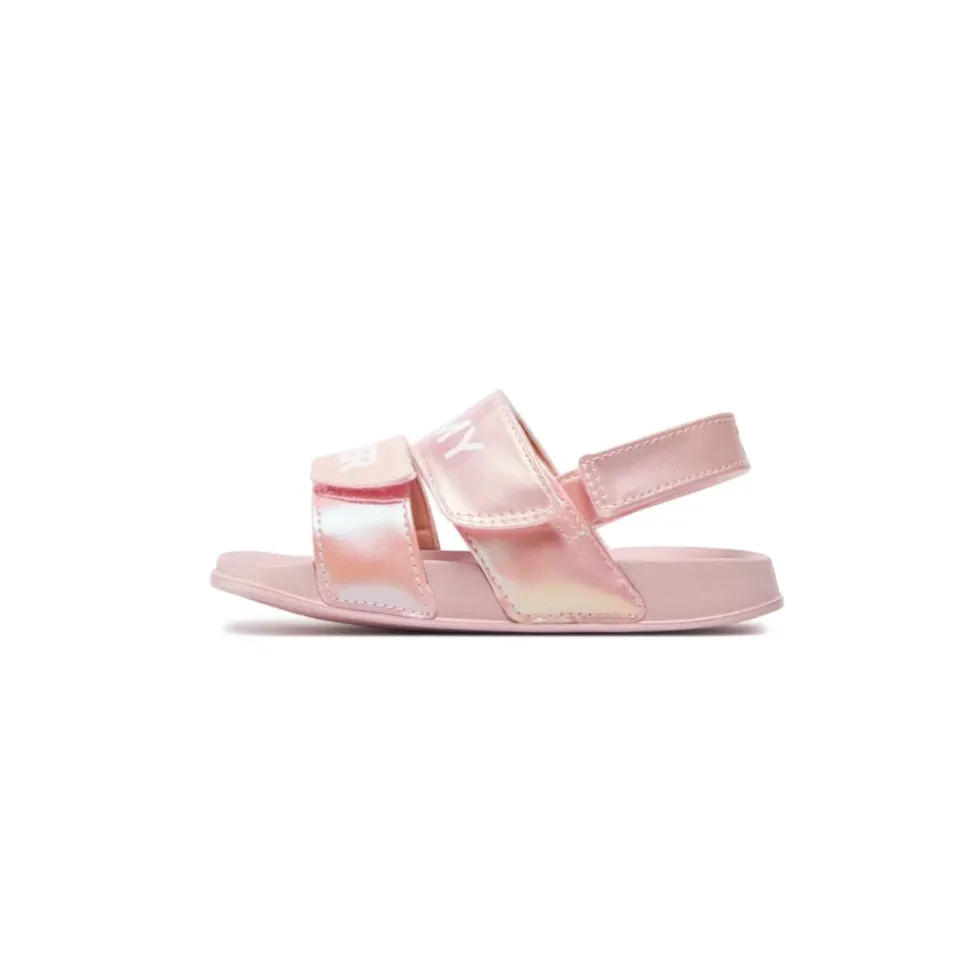 Rose Scratch Sandalettes