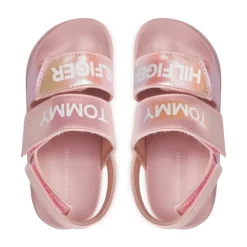 Rose Scratch Sandalettes