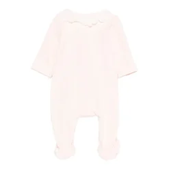 Roze Baby Pyjama en Slabbetjes Set