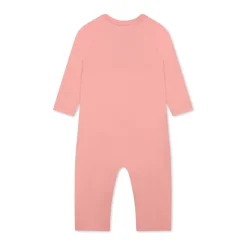 Roze Babygrow Bib Muts Set