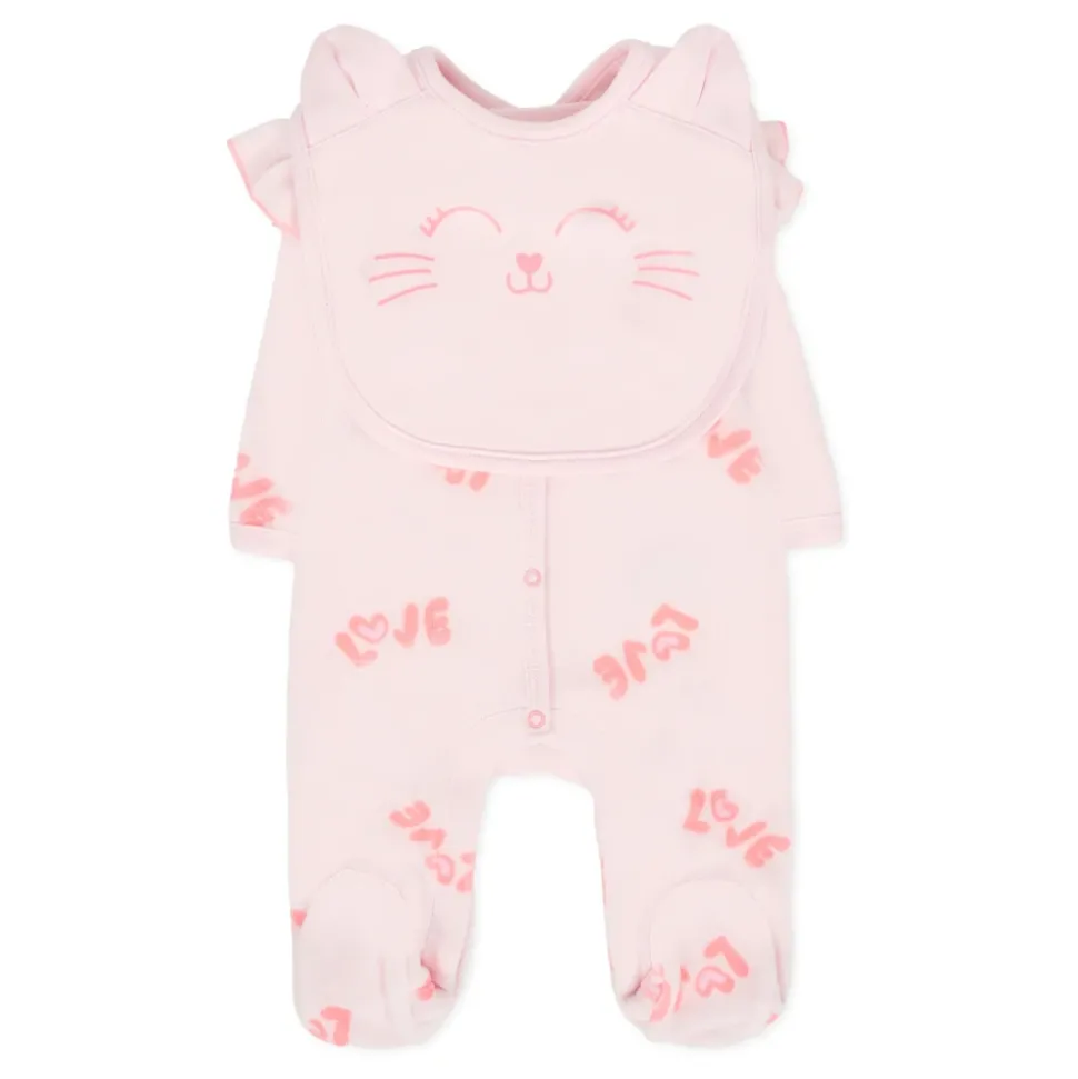 Roze Babypak met Slabbetje