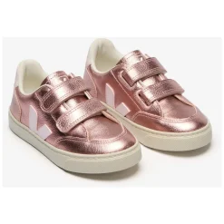 Roze Chromevrije Leren V-12 Sneakers