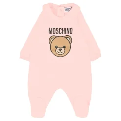 Roze Fleece Baby Rompers Set