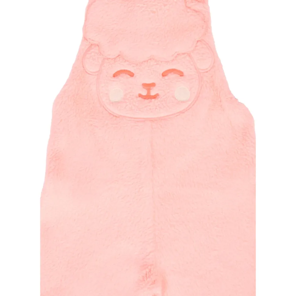 Roze Fleece Katoenen Overalls met Schaap