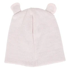 Roze Gebreide Wollen Baby Muts