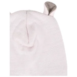 Roze Gebreide Wollen Baby Muts