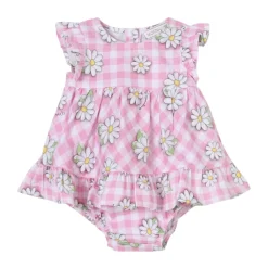 Roze Gerimpelde Kinderromper