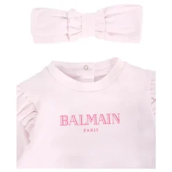 Roze Katoenen Babygrow Rompers Set