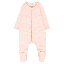 Roze Katoenen Babypak met All-Over Print