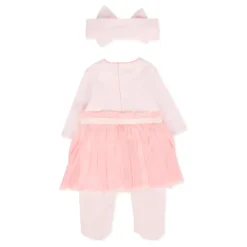 Roze Katoenen Babypak Romperset