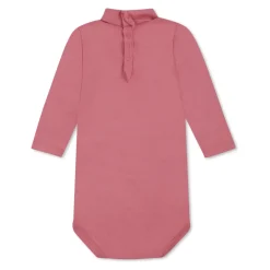 Roze Katoenen Rompertje met Logodetail