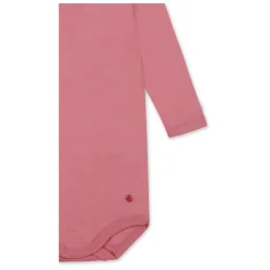 Roze Katoenen Rompertje met Logodetail