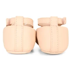 Roze Leren Ballet Flats met Strik