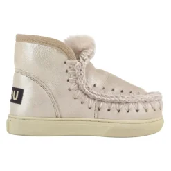 Roze Lurex Kinderen Slip-On Sneakers