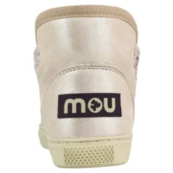 Roze Lurex Kinderen Slip-On Sneakers