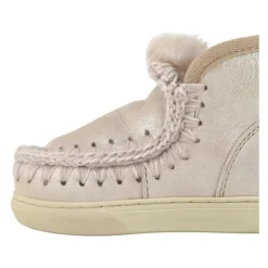 Roze Lurex Kinderen Slip-On Sneakers