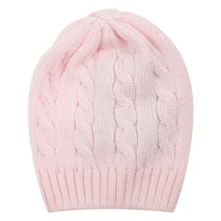 Roze Pasgeboren Beer Wollen Muts