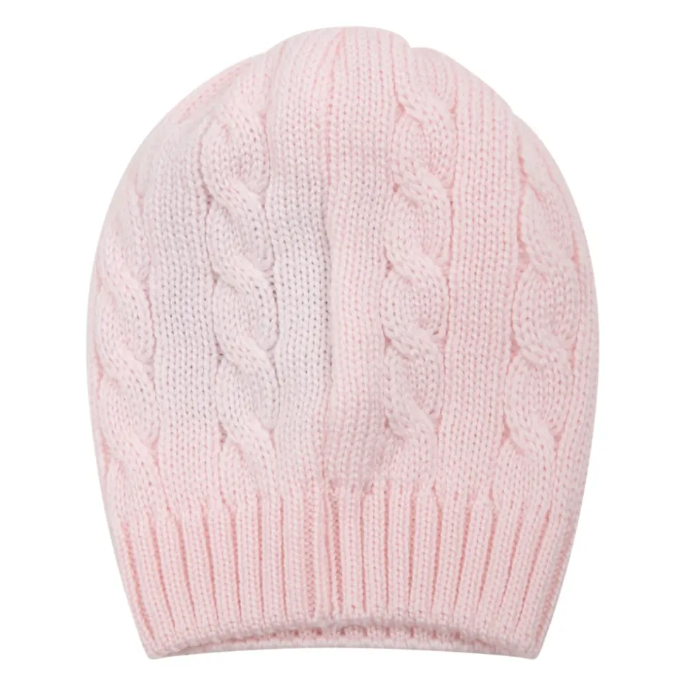 Roze Pasgeboren Beer Wollen Muts