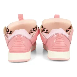 Roze Patentleren Sneakers met Dubbele Veters