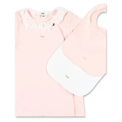 Roze Poeder Overall Baby Geschenkset