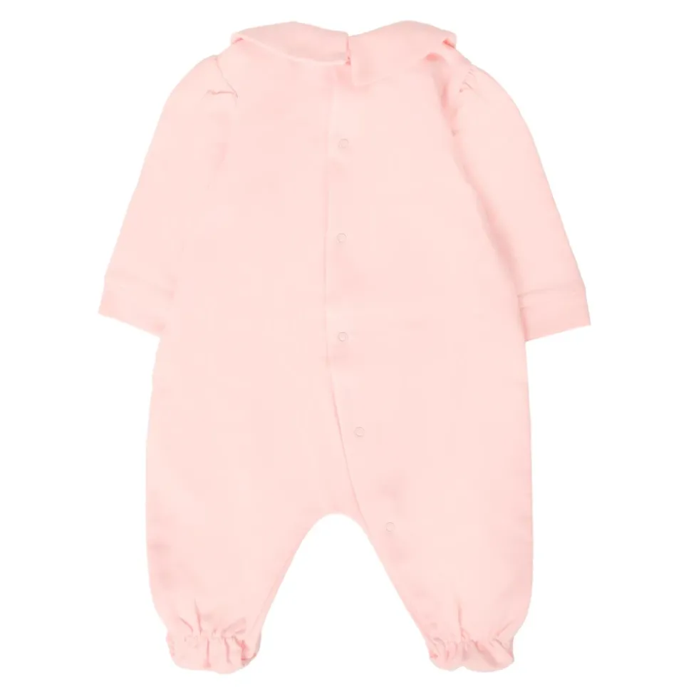 Roze Romper en Slabbetjes Set